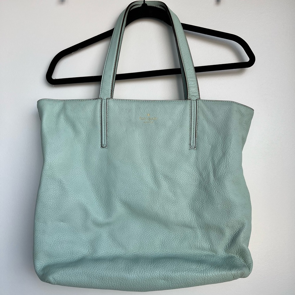 Kate Spade Light Mint Green Tote Bag
